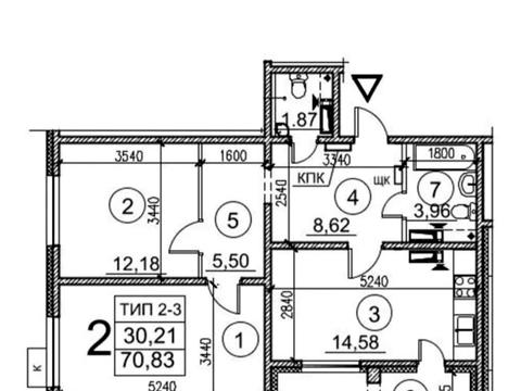 квартира по адресу Николая Закревского ул., 101-Б