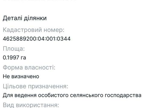 ділянка за адресою 