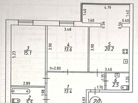 квартира за адресою Набережна Перемоги вул., 62