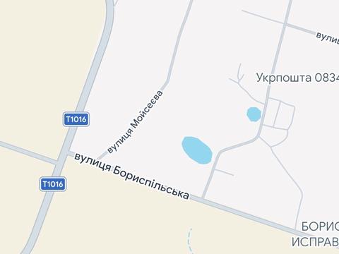 ділянка за адресою Бориспільська