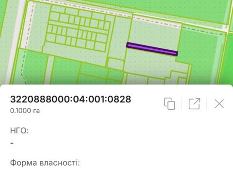 участок по адресу Перспективна