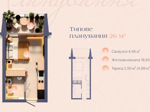 квартира за адресою урочище Вишні вул., 1