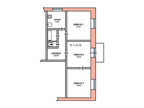 квартира по адресу Циолковского ул., 10