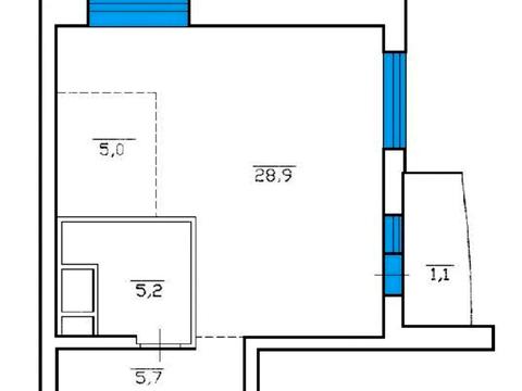 квартира за адресою Одеса, Лесі Українки просп. (Гагаріна), 19-В
