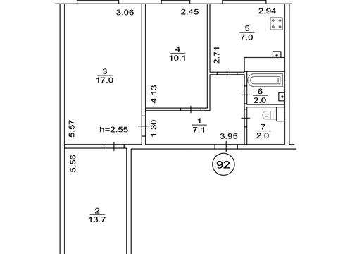 квартира за адресою Шолом-Алейхема вул., 6