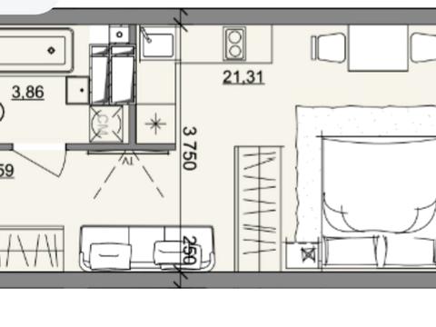квартира за адресою Академіка Сахарова вул., (Будинок 2)