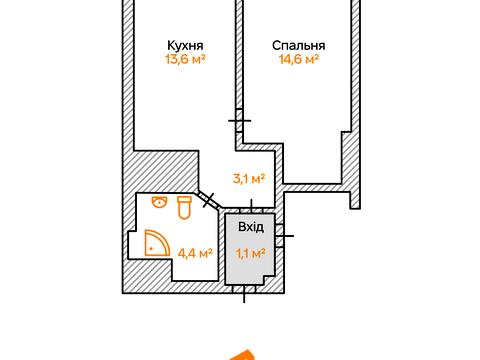 квартира за адресою Академіка Заболотного вул., 1-Б