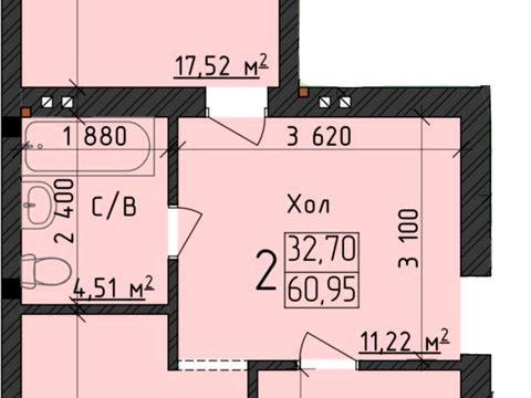 квартира по адресу 6-та Приміська ул., 6