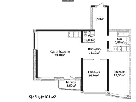 квартира за адресою Лесі Українки просп. (Гагаріна), 19-А