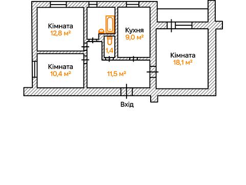 квартира за адресою Дніпровська набережна вул., 13
