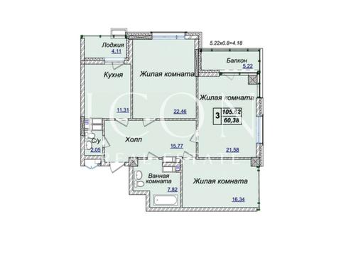 квартира за адресою Андрія Верхогляда вул. (Михайла Драгомирова), 17-В