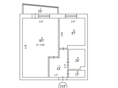 квартира по адресу Остафия Дашкевича ул. (Курнатовского), 6-Б