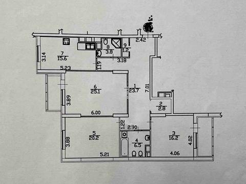 квартира по адресу Ованеса Туманяна ул., 15-А