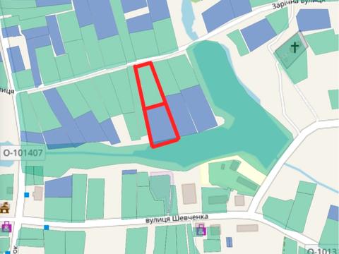 участок по адресу Обирська