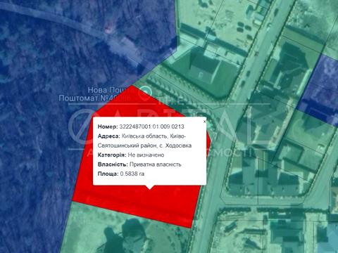 ділянка за адресою с. Ходосівка, Володимирська вул., 1