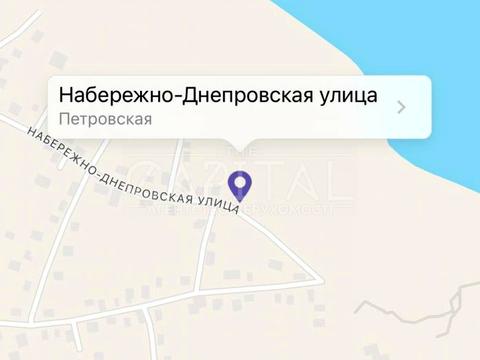 участок по адресу Набережно-Дніпровська, 55