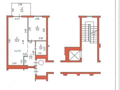 квартира по адресу Замарстыновская ул. (Калинина), 55-В