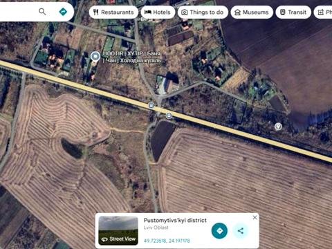 ділянка за адресою с. Шоломинь, 