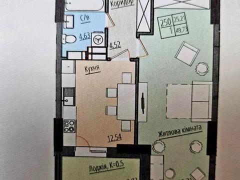 квартира по адресу Николая Михновского бульв. (Дружбы народов), 13-А