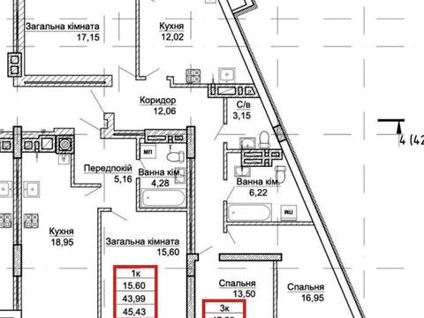 квартира за адресою Василя Стуса вул. (Островського), 51-53