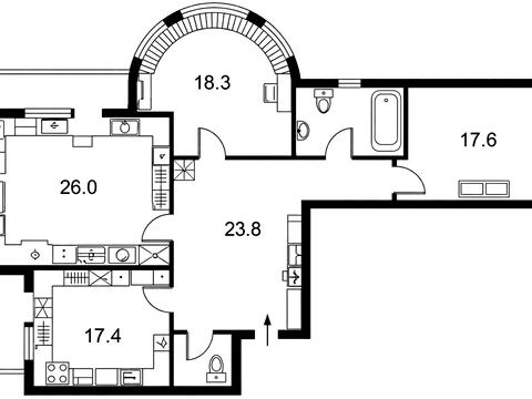 квартира за адресою Анни Ахматової вул., 13