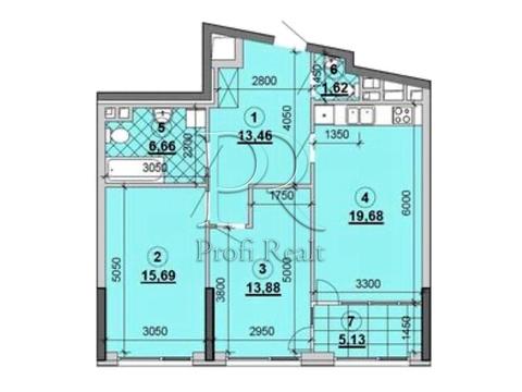 квартира за адресою Київ, Дніпровська набережна вул., 15-Є