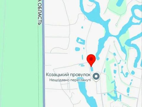 ділянка за адресою смт. Козин, Козацька вул.