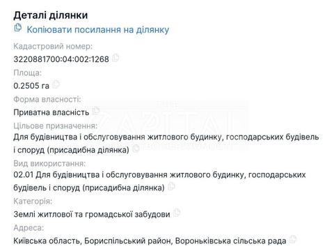 ділянка за адресою Польова