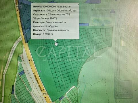 ділянка за адресою Богатирська вул.