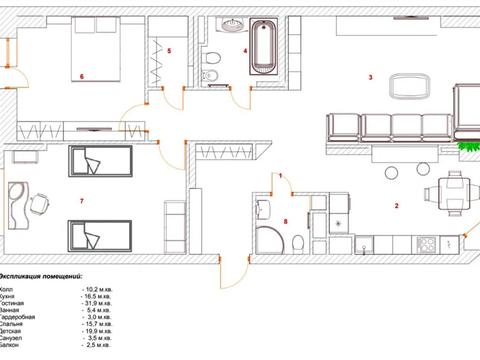 квартира по адресу Анны Ахматовой ул., 30