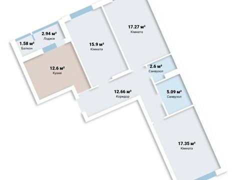 квартира за адресою Гліба Бабіча вул. (Канальна), 8-Г