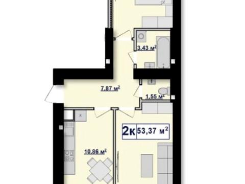 квартира за адресою набережна Василя Стефаника вул., (Будинок 1)
