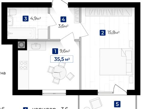 квартира за адресою Євгена Коновальця вул., (Будинок 6)