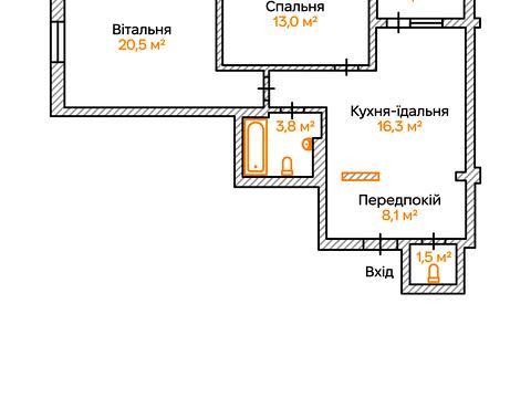 квартира за адресою Миколи Гулака вул., 4