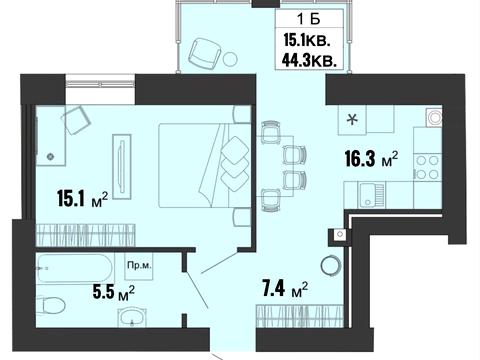 квартира по адресу Чекаленко ул., 1-А