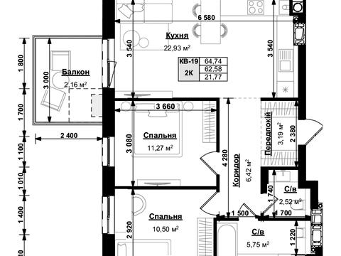 квартира по адресу Героїв Крут ул., (Будинок 3)