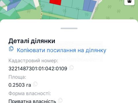 ділянка за адресою вул. Центральна