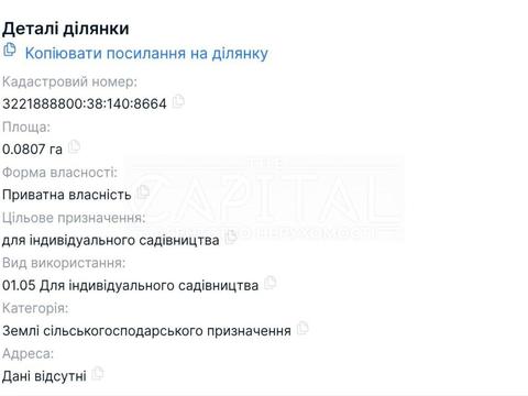 ділянка за адресою вул. Широка