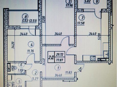 квартира по адресу Бориса Антоненка-Давидовича ул., 1