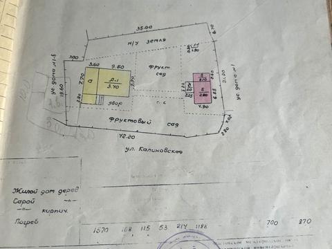 дом по адресу Калиновская ул.