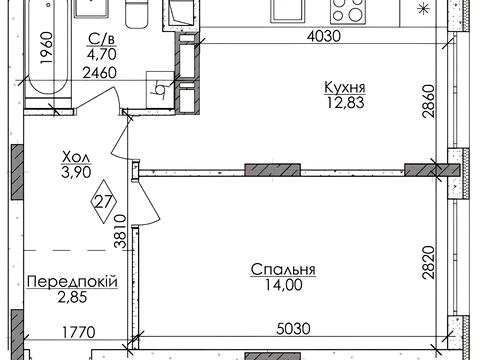 квартира по адресу Бориса Гмыри ул., (Будинок 8.5-8.6)