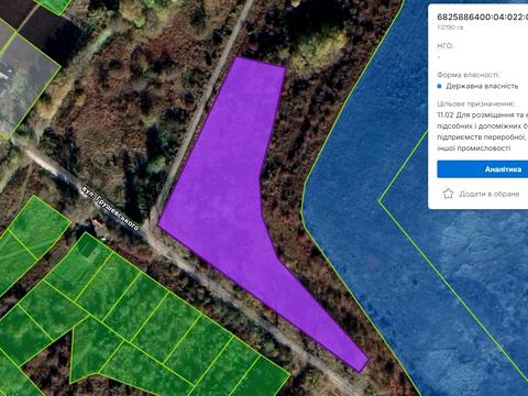 участок по адресу Грушевського