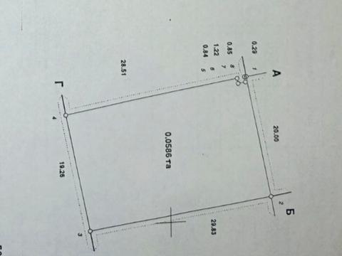 участок по адресу Садова 65