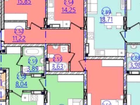 квартира за адресою Карпатської України вул. (Юрія Гагаріна), (Будинок 1)