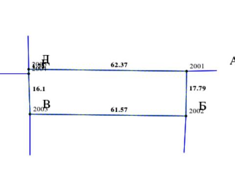 участок по адресу 
