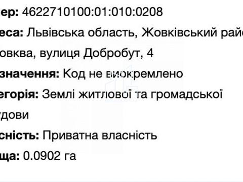участок по адресу добробут 4