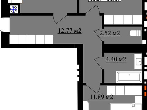 квартира за адресою Приозерна вул., (Будинок 34)