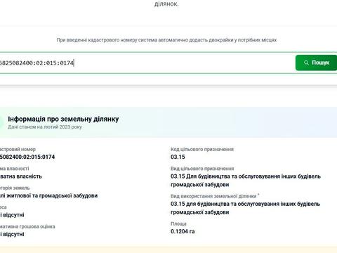 ділянка за адресою Траса М12 (Е50) Хмельницький-Вінниця
