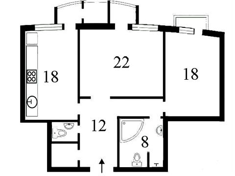 квартира за адресою Київ, Старонаводницька вул., 6-Б