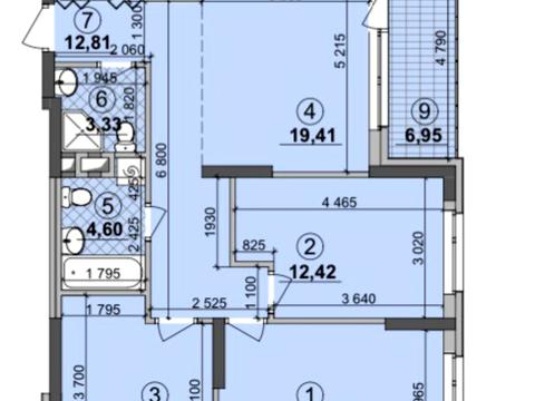 квартира за адресою Дніпровська набережна вул., 18-Б